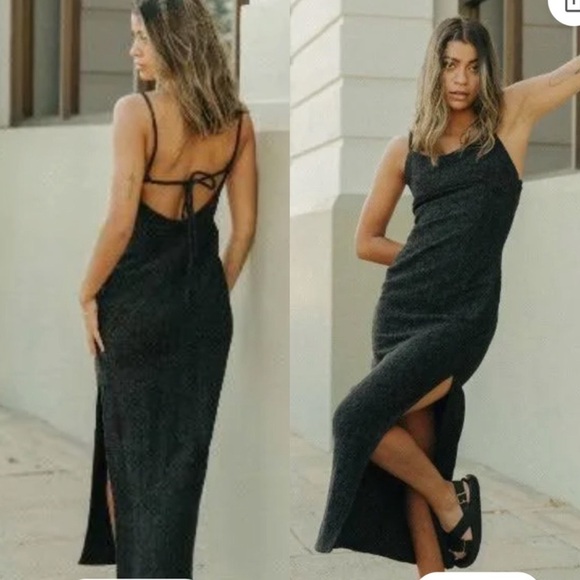 Rusty Dresses & Skirts - Rusty Anastasia black dress Rib ope back size large